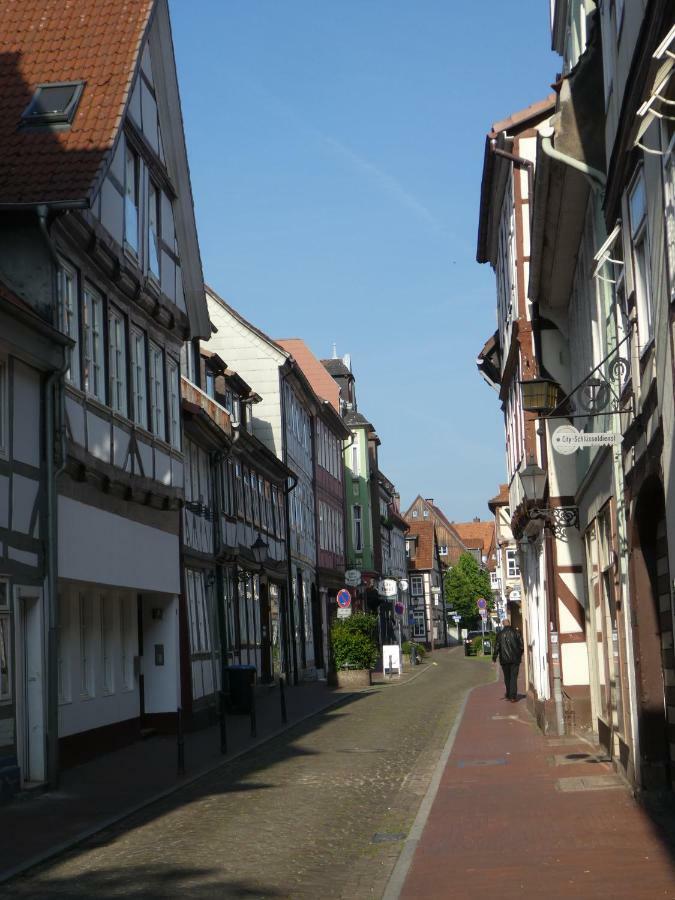 Ferienwohnung Janus Altstadt-Hameln Haus 1 Inklusive Parkplatz Mit Und Ohne Balkon ハーメルン エクステリア 写真